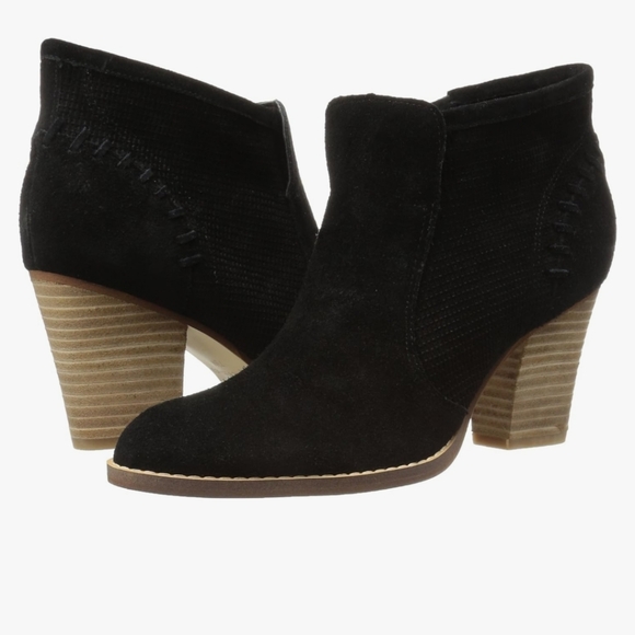 Marc Fisher black suede booties - Picture 1 of 11
